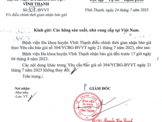 Bệnh viện đa khoa huyện vĩnh thạnh